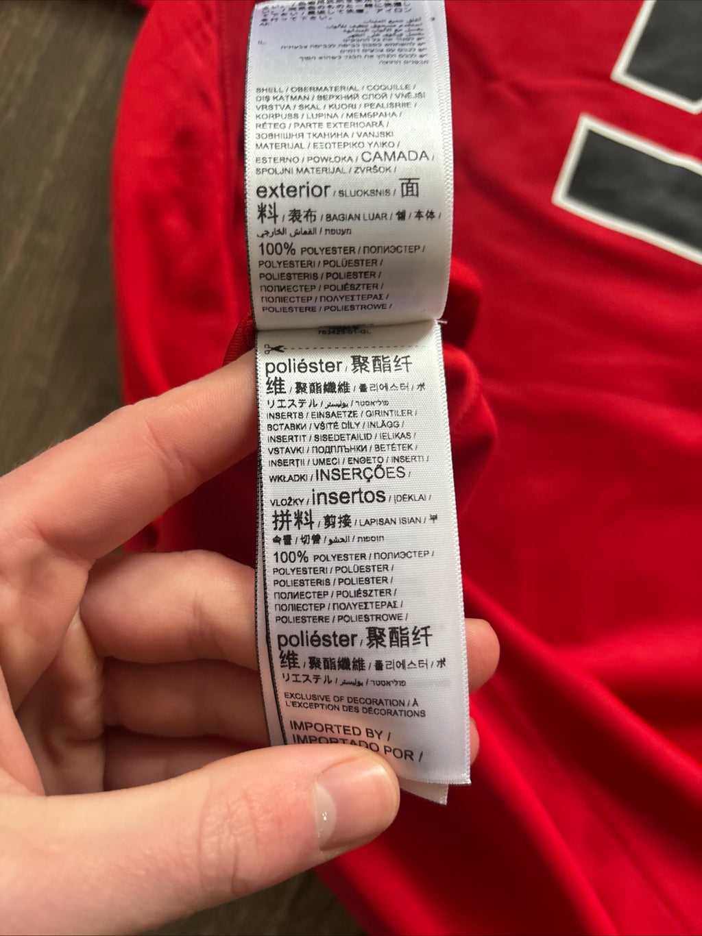 Ferrari F1 X Sainz American Football Jersey