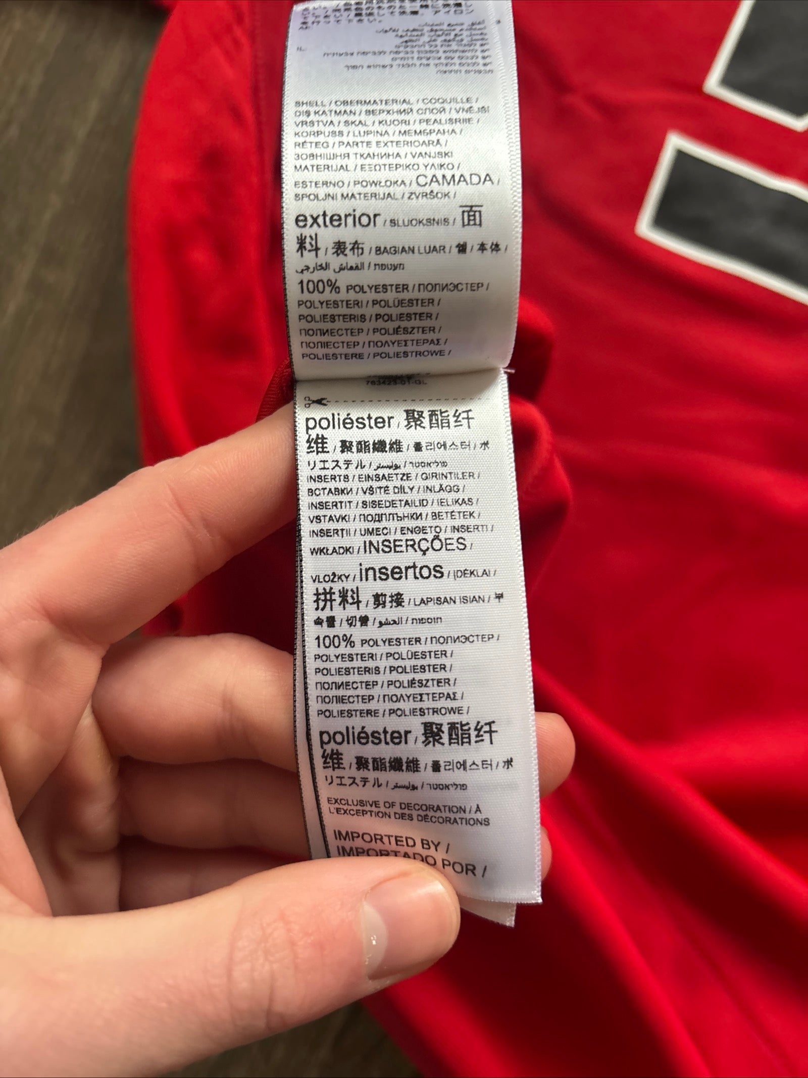 Ferrari F1 X Sainz American Football Jersey